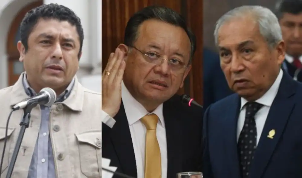 Guillermo Bermejo se refirió a los blindajes del Congreso a favor de Edgar Alarcón y Pedro Chávarry. Foto: composición/La República