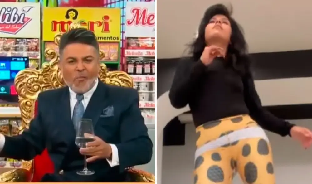 Andrés Hurtado no se guardó nada al ver bailar a su hija música afroperuana. Foto: composición Andrés Hurtado/Instagram, captura Panamericana TV.