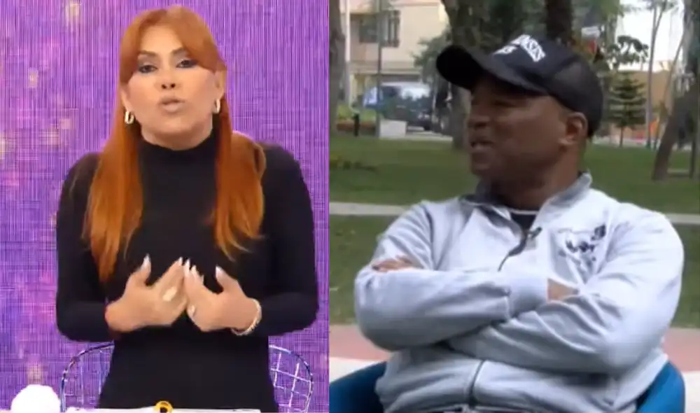 La conductora quedó indignada con el comentario del exdelantero de Alianza Lima y aseveró que no le causa “ningún respeto”. Foto: Magaly TV/captura, La República.