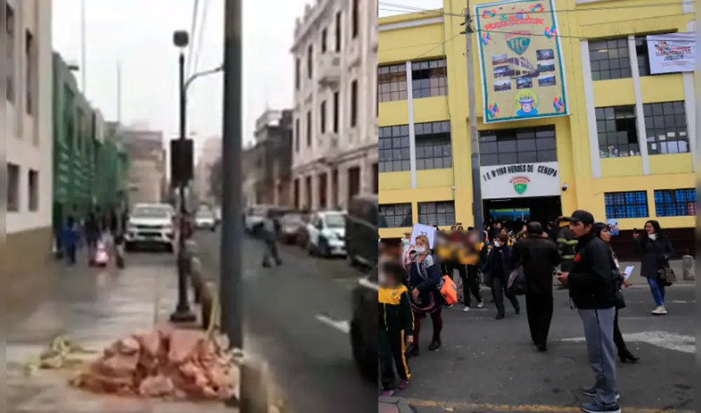 Pelea ocurrió en horas de la noche. Foto: captura de Panamericana Pelea ocurrió en horas de la noche. Foto: captura de Panamericana
