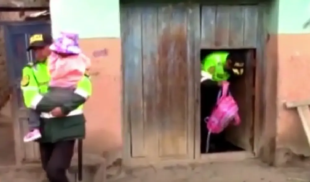 La menor necesita una prótesis para que vuelva a caminar. Foto: captura / Latina