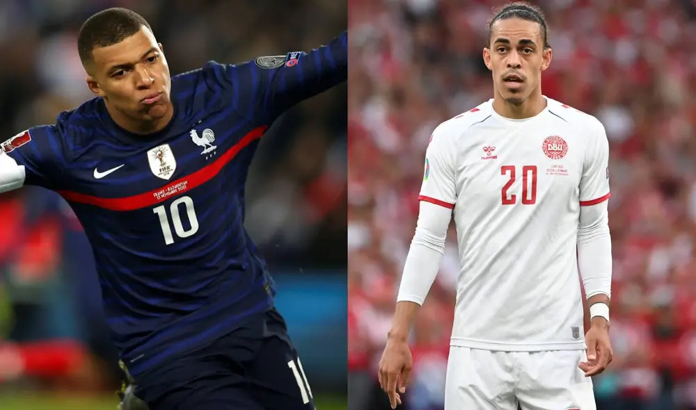 Francia es vigente campeón del mundo y de la Nations League. Dinamarca quiere dar la sorpresa. Foto: composición LR-EFE-AFP.