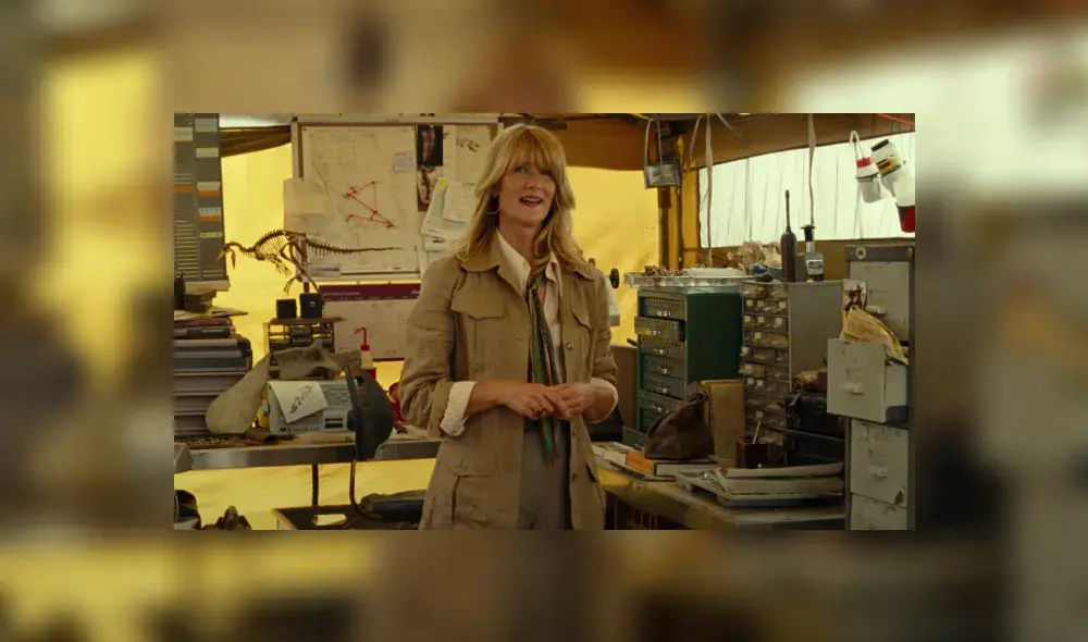 Laura Dern como la Dr. Ellie Sattler en el tráiler de "Jurassic world dominion". Foto: captura de Youtube Laura Dern como la Dr. Ellie Sattler en el tráiler de "Jurassic world dominion". Foto: captura de Youtube