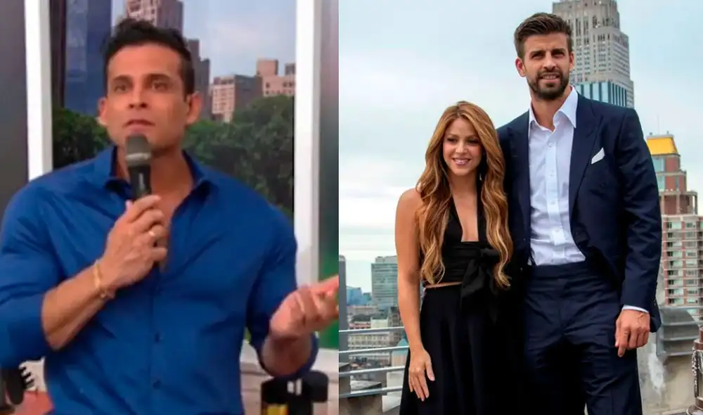 Christian Domínguez no fue ajeno a la polémica entre Shakira y Gerad Piqué. Foto: composición América TV/EFE