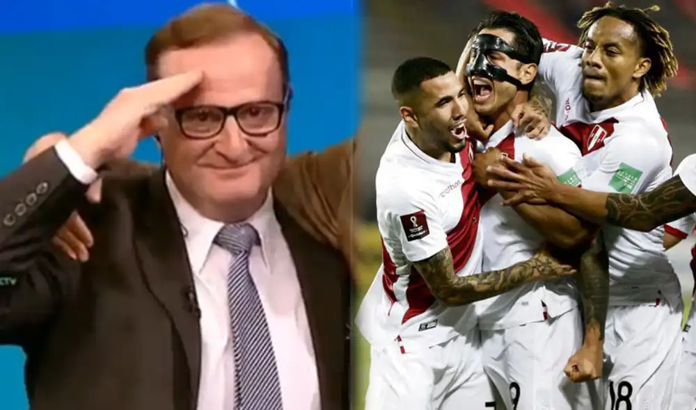 Gustavo Cherquis contó hace poco que su simpatía por la selección peruana se debe a su familia. Foto: captura de DirecTV Sports/EFE Gustavo Cherquis contó hace poco que su simpatía por la selección peruana se debe a su familia. Foto: captura de DirecTV Sports/EFE