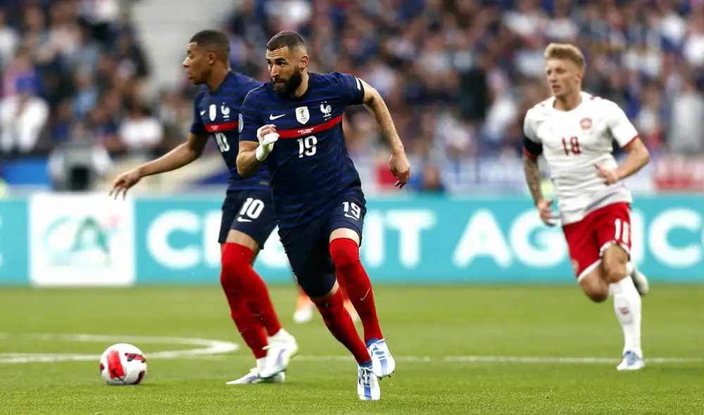 Francia y Dinamarca se miden por el Grupo A de la Liga A en esta UEFA Nations League. Foto: EFE