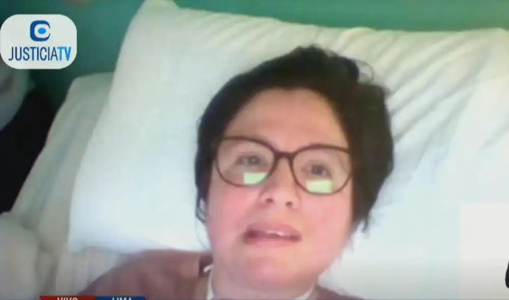 La activista participó en la audiencia del proceso con el que se busca ratificar la decisión en primera instancia del Poder Judicial. Foto: captura audiencia PJ