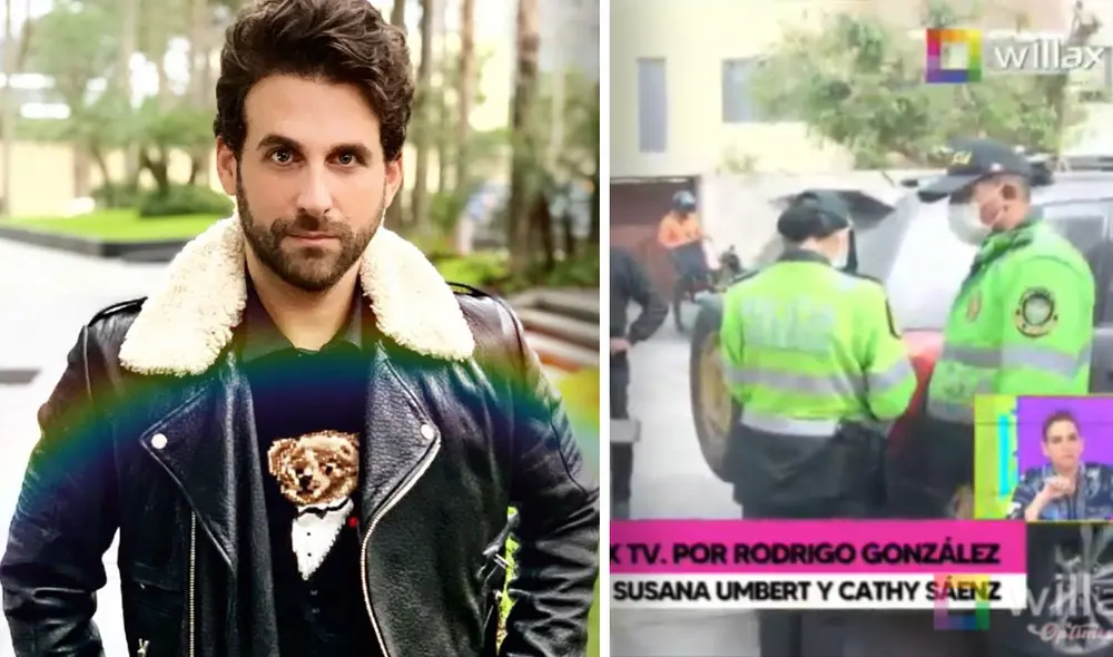 Autoridades intentan detener a Rodrigo González. Foto: composición/ Instagram/ Willax Autoridades intentan detener a Rodrigo González. Foto: composición/ Instagram/ Willax