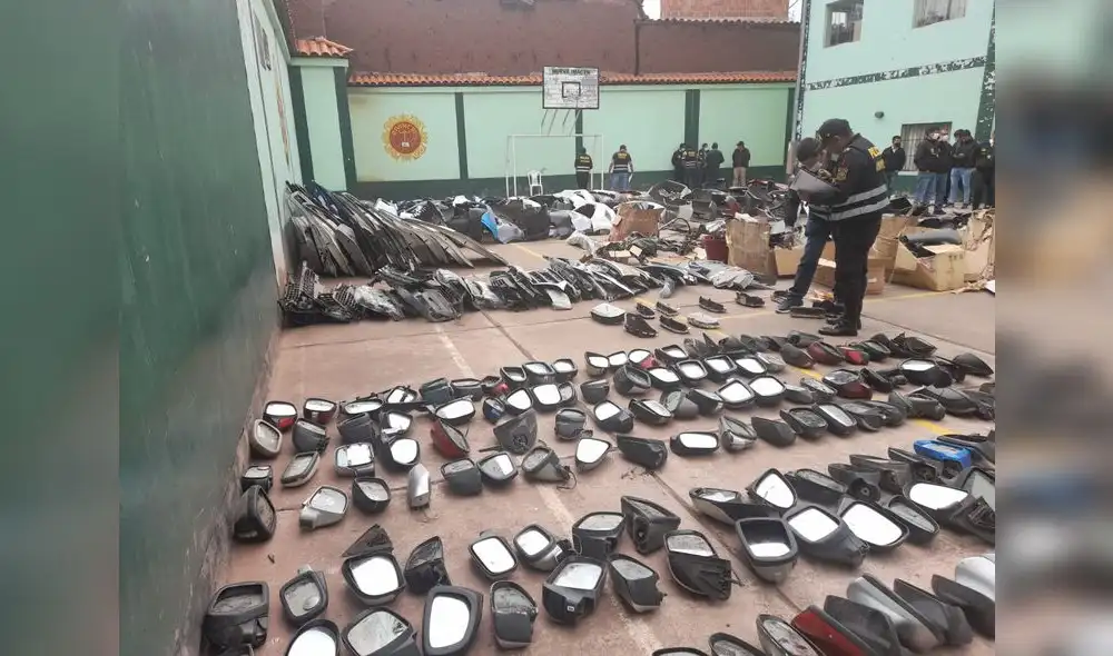 Policia incauta más de S/ 500.000 en autopartes robadas. Foto: La República