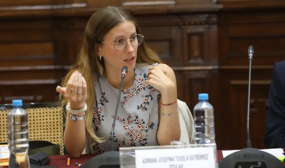 Adriana Tudela es congresista de Avanza País en representación de la región Lima. Foto: Congreso