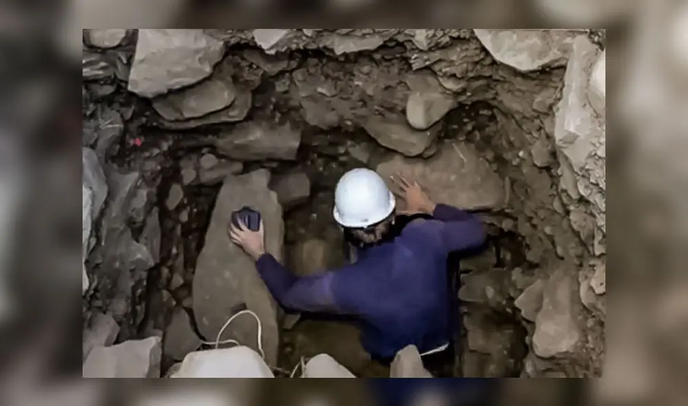 Arqueólogos de la Universidad de Stanford descubrieron túneles subterráneos en Chavín de Huántar. Foto: captura de YouTube