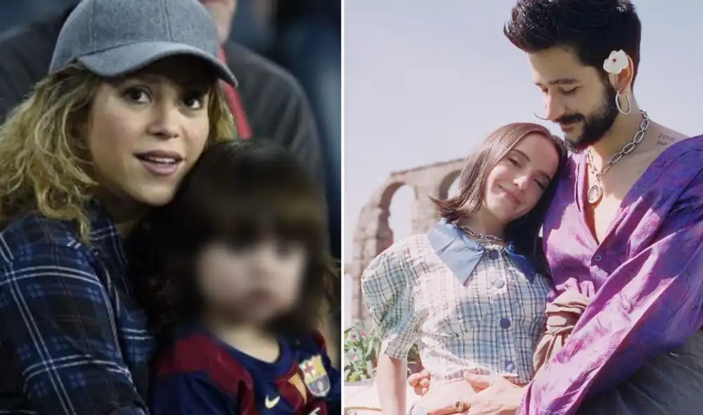 Descubre los famosos que colocaron nombres neutros a sus hijos. Foto: composición Instagram / @evaluna / AFP