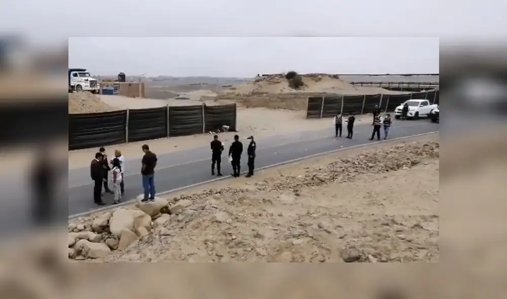 Doble homicidio se registró en una propiedad ubicada en la carretera Costanera. Foto: captura/Sol Tv