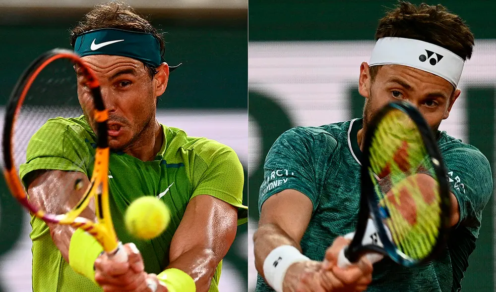 Rafael Nadal y Casper Ruud nunca se han enfrentado anteriormente. Foto: AFP