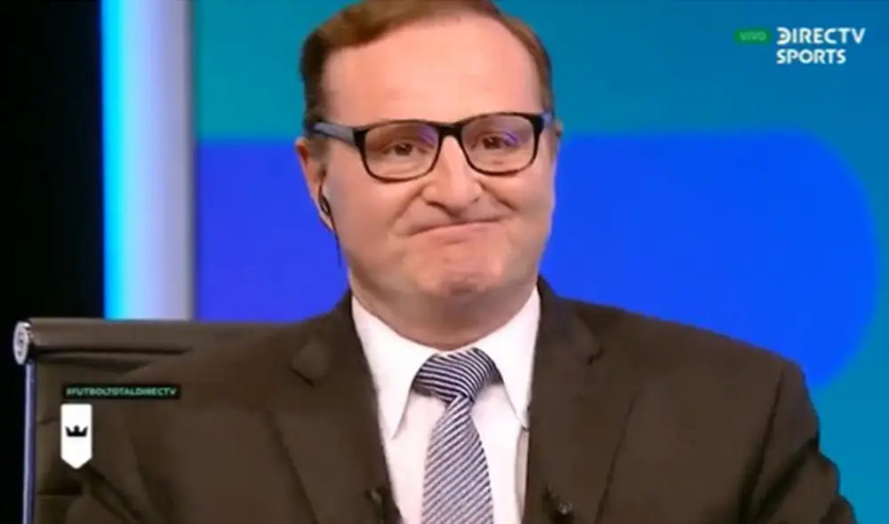 Gustavo Cherquis profesó públicamente su simpatía por la Bicolor. Foto: captura de DirecTV Sports
