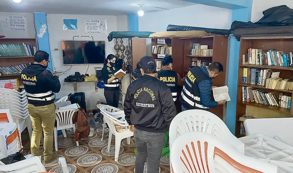 Información. Policía halló agendas con nombres de negocios, direcciones de las víctimas. Foto: difusión
