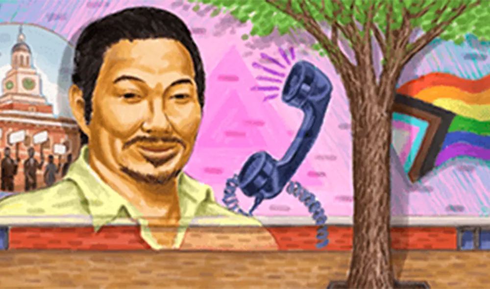 Un día como hoy se incluyó a Kiyoshi Kuromiya en el Muro de Honor Nacional LGBTQ. Foto: Google