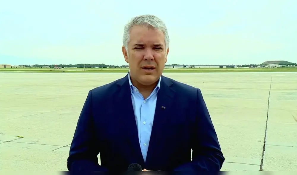 Iván Duque, presidente de Colombia, anunció la captura de los implicados en el asesinato del Fiscal Marcelo Pecci. Foto: EFE Iván Duque, presidente de Colombia, anunció la captura de los implicados en el asesinato del Fiscal Marcelo Pecci. Foto: EFE