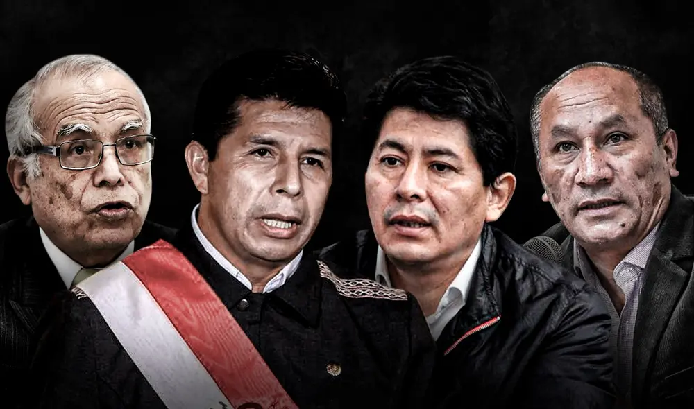 El Ministerio Público investiga al presidente Pedro Castillo, Zamir Villaverde y Juan Silva por licitaciones en el Ministerio de Transportes y Comunicaciones. Foto: composición Jazmin Ceras