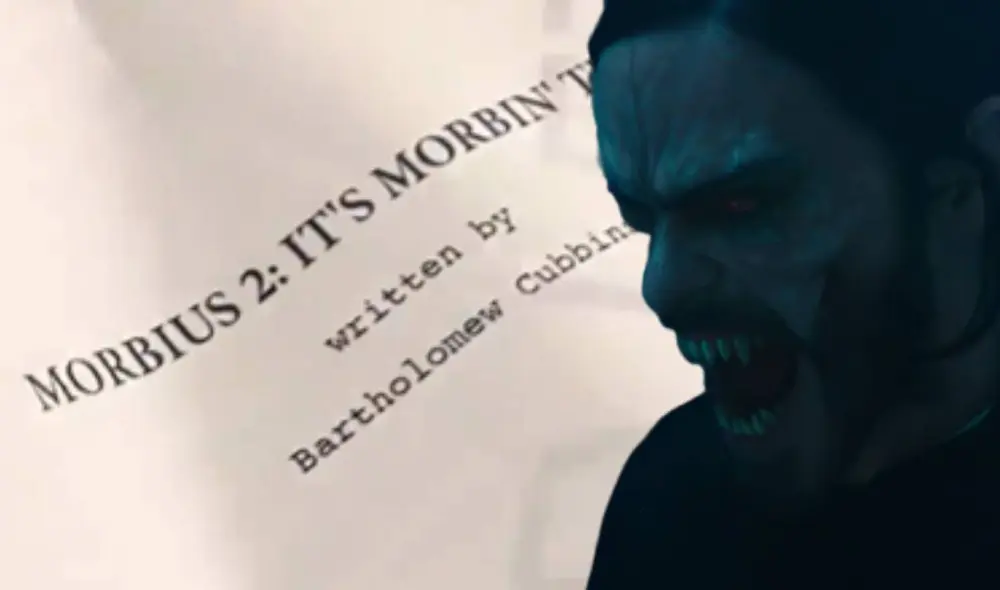 En medio del reestreno de "Morbius" en cines, el actor Jared Leto se sumó a la tendencia haciendo su propio video meme sobre la película. Foto: composición/ Sony Pictures / Twitter En medio del reestreno de "Morbius" en cines, el actor Jared Leto se sumó a la tendencia haciendo su propio video meme sobre la película. Foto: composición/ Sony Pictures / Twitter