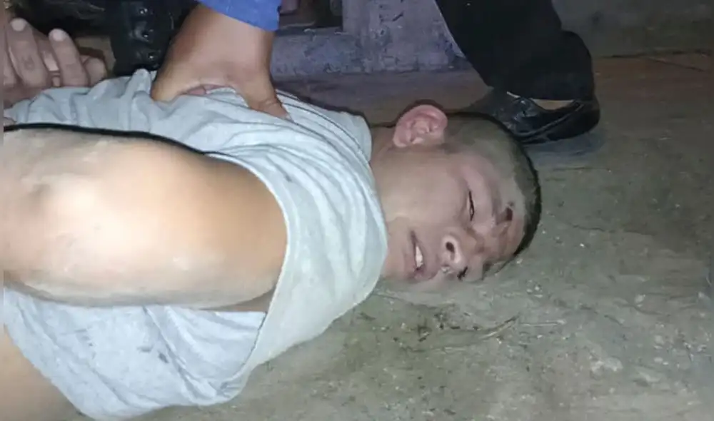 El ladrón fue reducido por el personal de Serenazgo y entregado a la Policía. Foto: Seguridad Ciudadana Nuevo Chimbote.