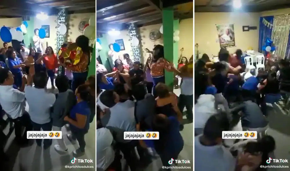 El hombre no sospechó ni por un momento que terminaría aplastado por los asistentes. Foto: captura de TikTok El hombre no sospechó ni por un momento que terminaría aplastado por los asistentes. Foto: captura de TikTok