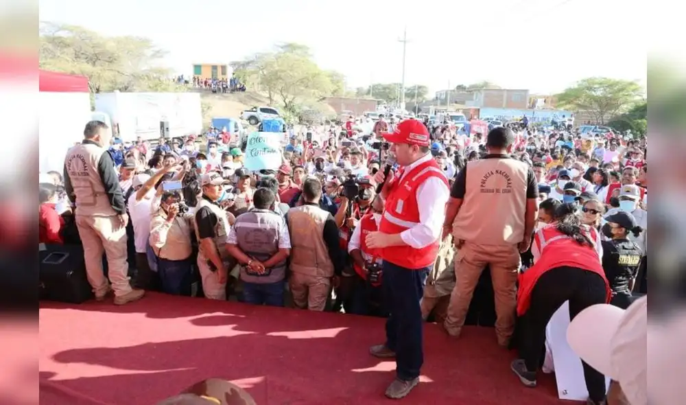 Director de la Autoridad para la Reconstrucción con Cambios afirmó que ya se cuenta con el dinero para el pago a pobladores. Foto: Piura en la Noticia