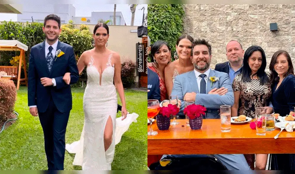 Lorena Álvarez se casó con Álvaro Sarria la tarde del 4 de junio. Foto: composición Instagram/Pedro Tenorio