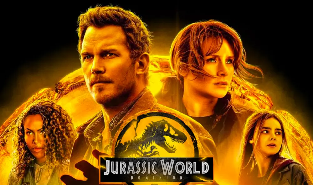 "Jurassic world: dominion" cierra la trilogía protagonizada por Chris Pratt y Bryce Dallas Howard, además de reunir a los actores de la saga original. Foto: composición/Universal Pictures