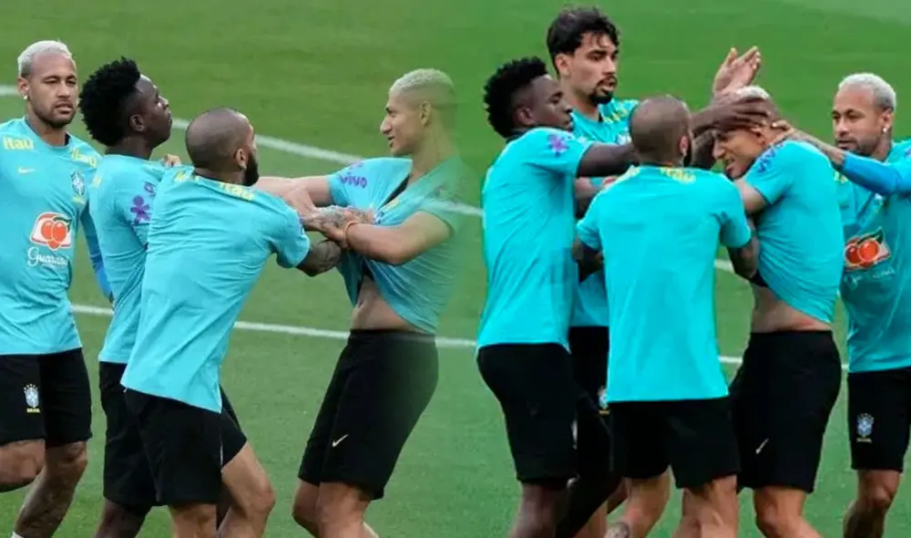 'Vini' y Richarlison podrían jugar ante Japón. Foto: difusión