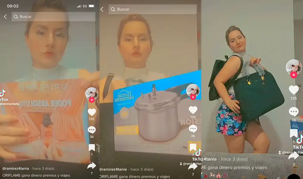 Tania Ramírez no quiso responder cuánto estaría ganando por la venta de dichos productos en TikTok. Foto: composición/TikTok Tania Ramírez Tania Ramírez no quiso responder cuánto estaría ganando por la venta de dichos productos en TikTok. Foto: composición/TikTok Tania Ramírez