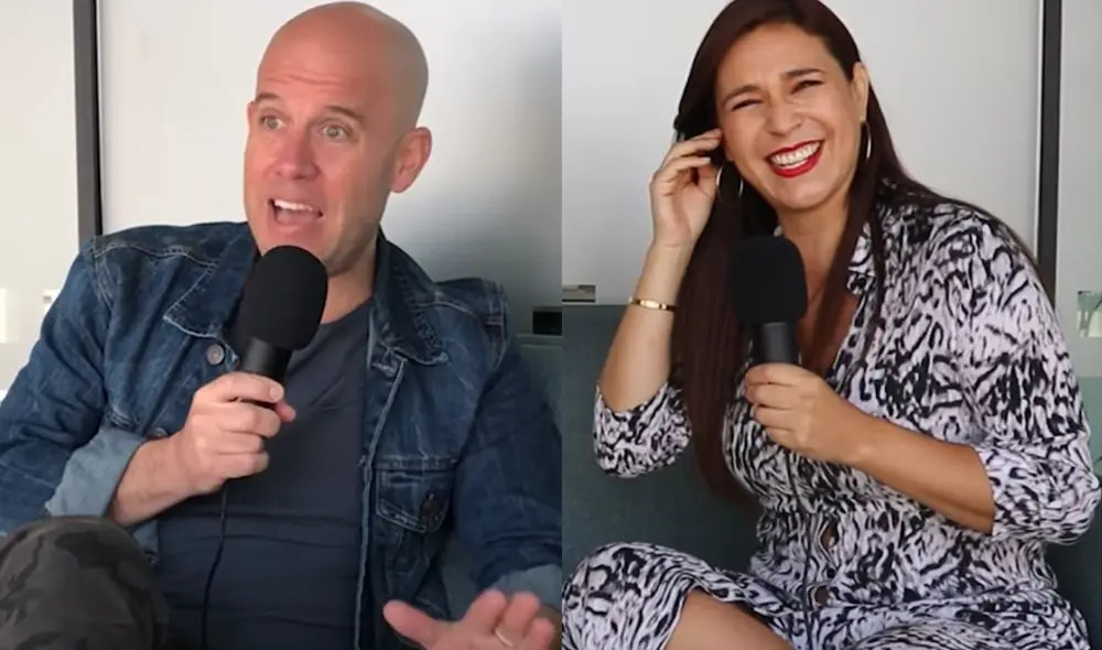 La figura de América TV no se esperó los comentarios del cantante cuando le recordó que la invitó a que visite su estudio en Miami, pero ella nunca llegó. Foto: Verónica Linares/YouTube