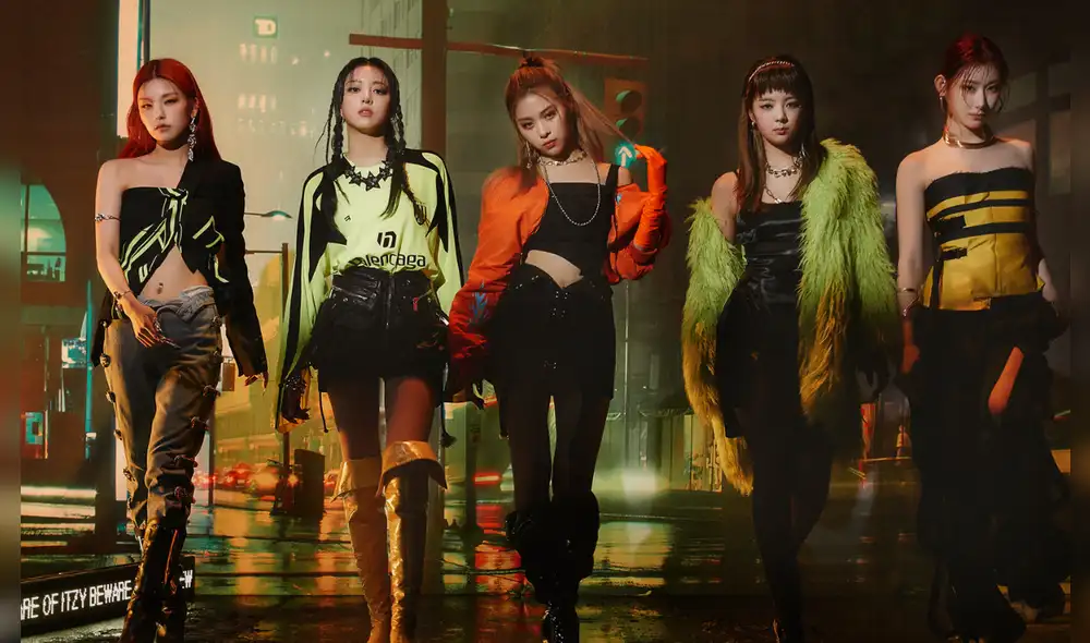 ITZY estrena el primer concept film para su próximo mini álbum "Checkmate". Foto: JYP Entertainment.