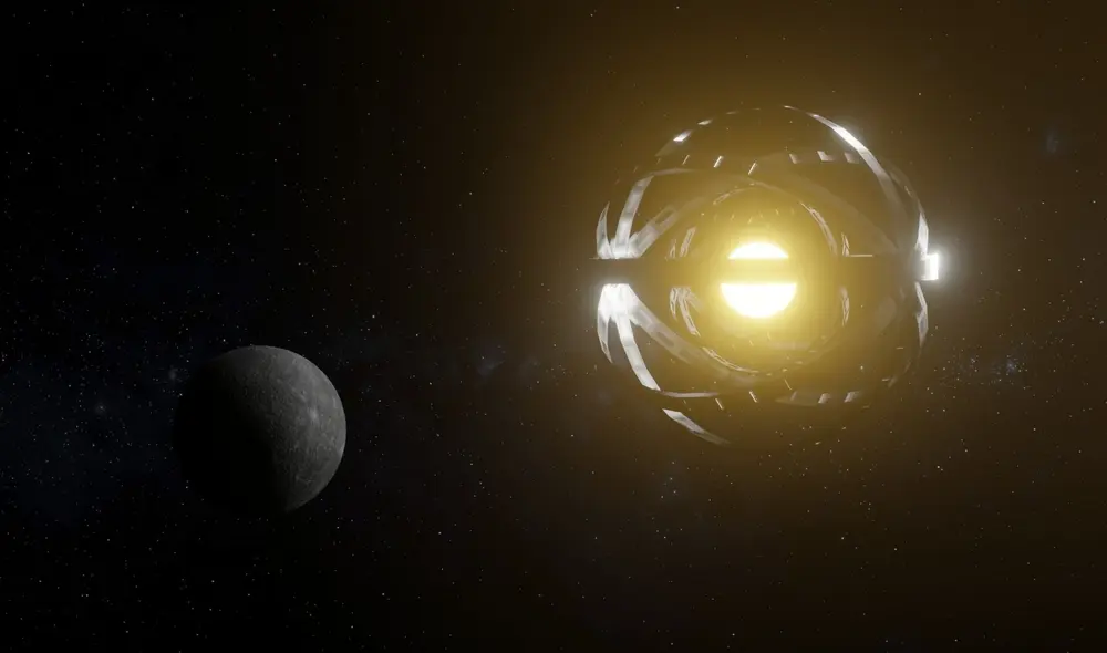 Los astrónomos creen que las civilizaciones extraterrestres avanzadas pueden haber construido esferas de Dyson alrededor de sus estrellas. Foto: Adobe Stock