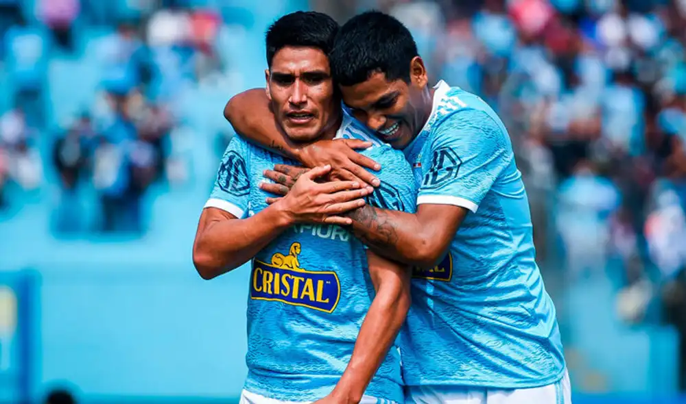 Irvén Ávila abrió el marcador para los celestes. Foto: Prensa Sporting Cristal