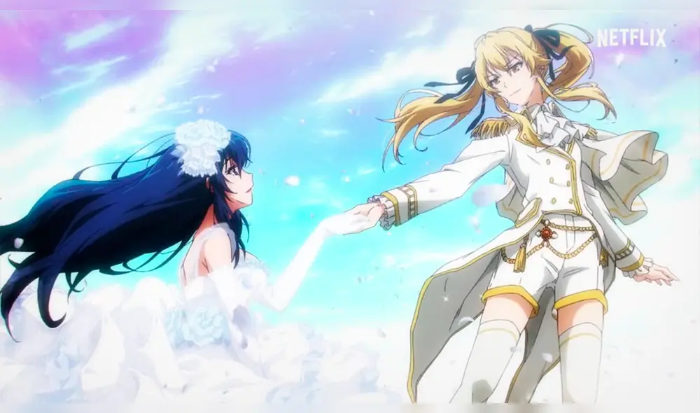 Tsuzura y Mary en el tráiler de "Kakegurui Twin". Foto: MAPPA Tsuzura y Mary en el tráiler de "Kakegurui Twin". Foto: MAPPA