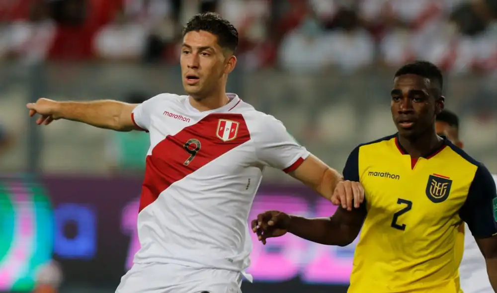Santiago Ormeño fue titular en el partido ante Ecuador de febrero de este año. Foto: Luis Jimenez/La República.