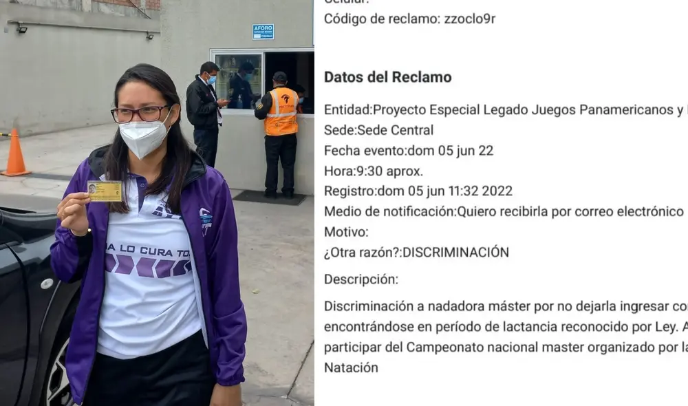 La Federación Peruana de Natación le impidió a Andrea Guerra participar en el campeonato nacional de máster. Foto: composición LR/AquaXtreme.