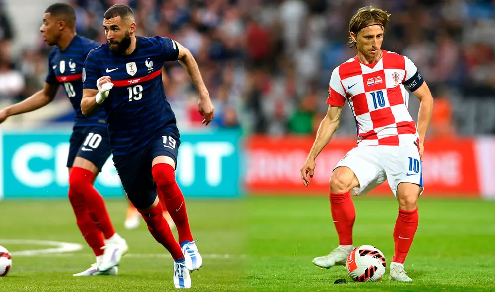 Francia vs. Croacia: ambas escuadras buscarán sus tres primeros puntos en la Nations League. Foto: composición GLR/EFE Francia vs. Croacia: ambas escuadras buscarán sus tres primeros puntos en la Nations League. Foto: composición GLR/EFE