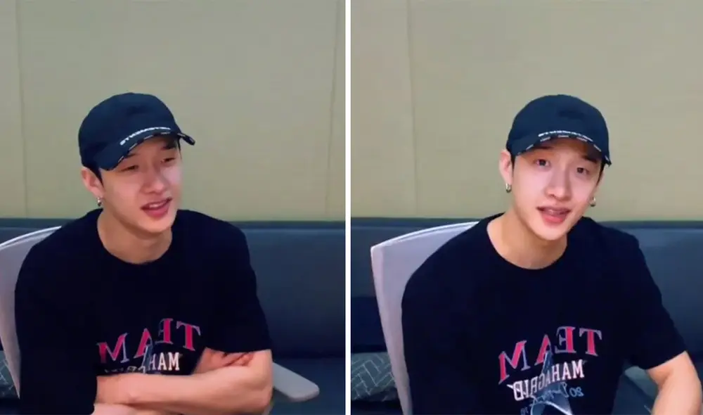 Bang Chan realiza transmisiones en vivo cada domingo por VLive. Foto: VLive