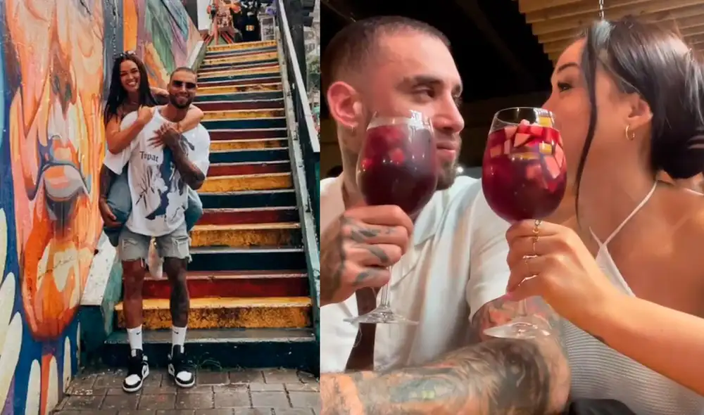 Angie Arizaga y Jota Benz disfrutan unos días libres en la ciudad de Antioquía. Foto: composición Angie Arizaga/Instagram