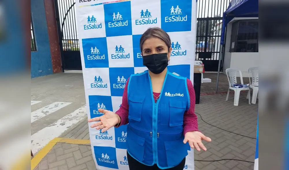 Claudia Holguín dio detalles de las atenciones que empezó EsSalud. Foto: Hugo Rodriguez