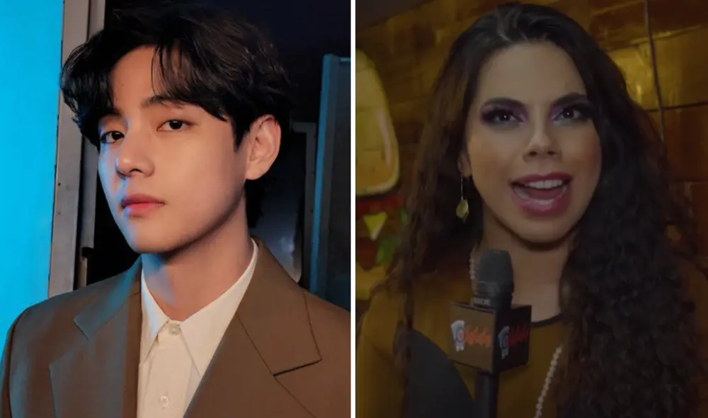 Taehyung de BTS sorprendió a ARMY con un divertido 'cameo' en "Infieles" de Lizbeth Rodríguez. Foto: composición La República / BIGHIT / captura YouTube