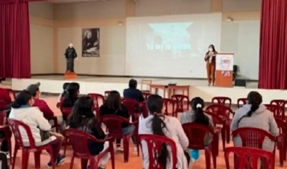 Se visitará cerca de 60 colegios durante este 2022. Foto: Ministerio Público