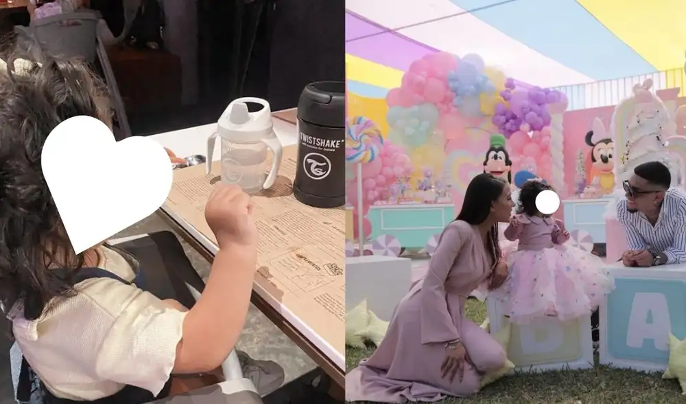 Samahara se va de viaje y deja a su hija al cuidado de Youna. Foto: composición/ captura de Instagram