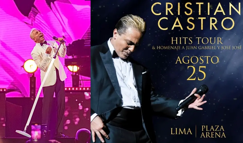 Cristian Castro regresa a Lima. Foto: Instagram
