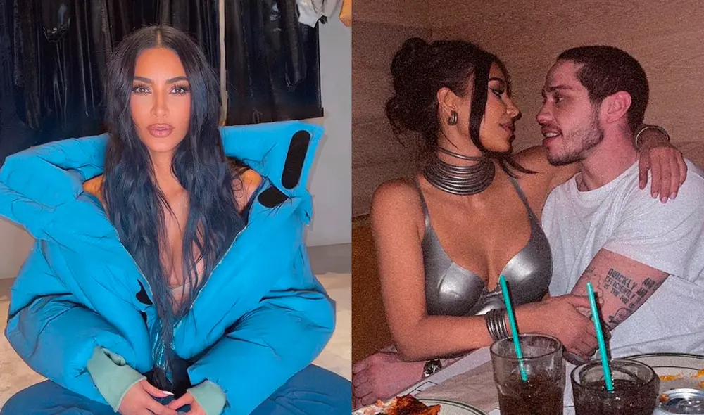 Kim Kardashian llamó a Pete Davidson para tener su primera cita. Foto: Kim Kardashian/Instagram.