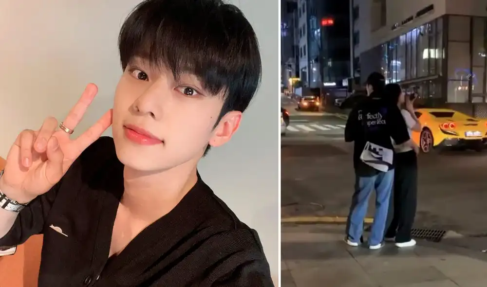 Kim Donghyun de 23 años fue participante en PD 101 S2 y actualmente es miembro de AB6IX. Foto composicion