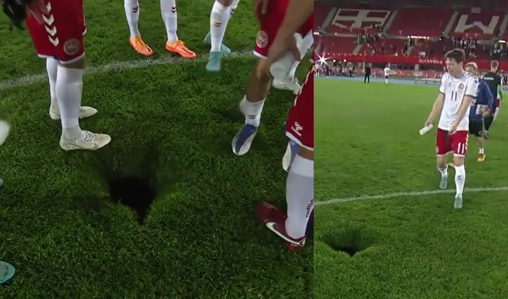 El Austria vs. Dinamarca terminó en victoria por 2-1 para los daneses. Foto: captura composición SportsCenter.