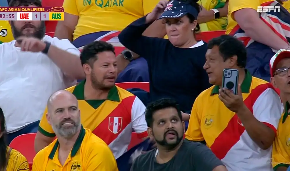 Perú vs. Australia será el repechaje al Mundial Qatar 2022. Foto: captura ESPN